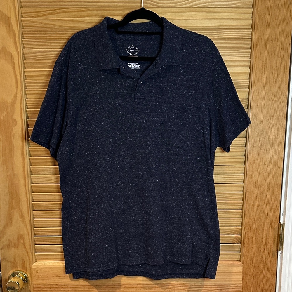 St. John’s Bay Performance Men's Navy Polo Shirt